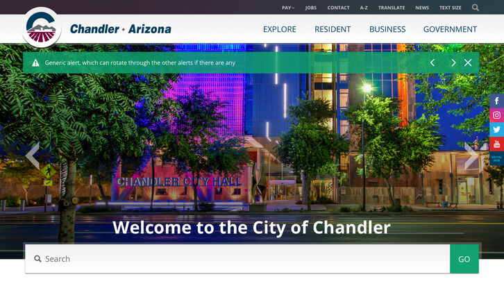 Chandler Homepage